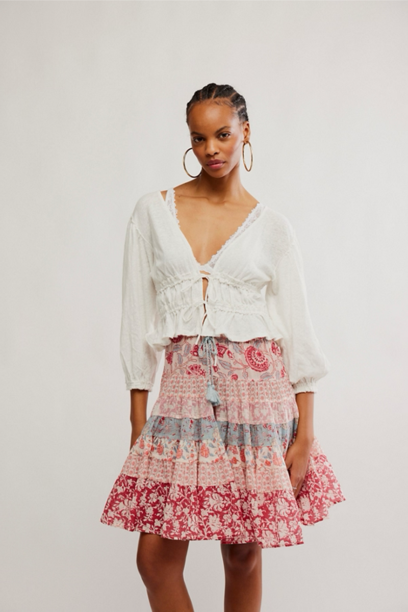 Let's Go Ivory Blouse