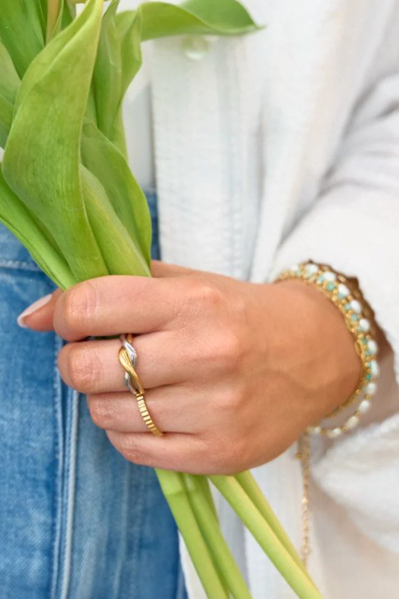 Devin Mixed Metal Ring