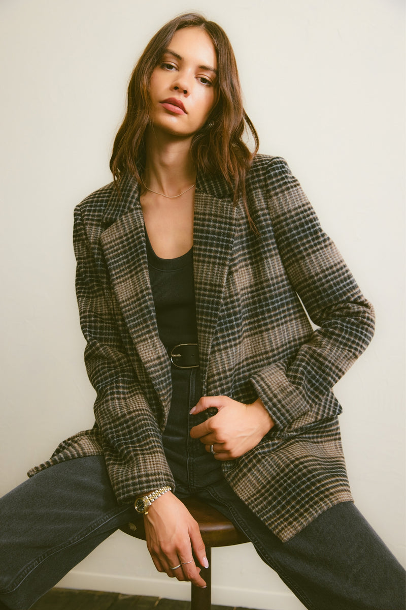 Kingston Plaid Blazer