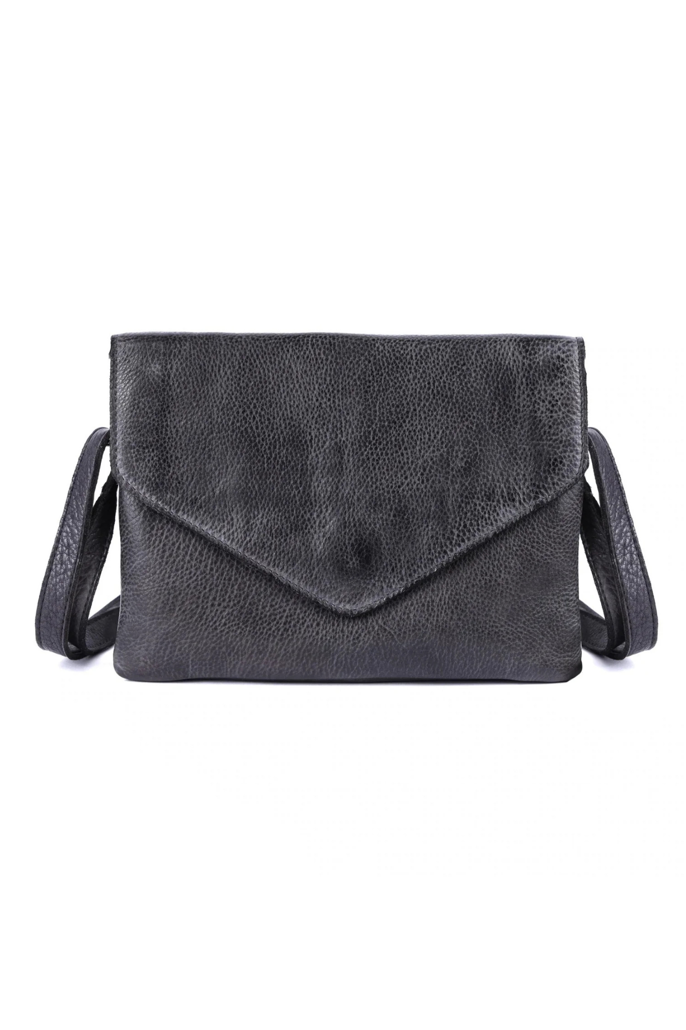 Harbor Black Leather Crossbody Bag