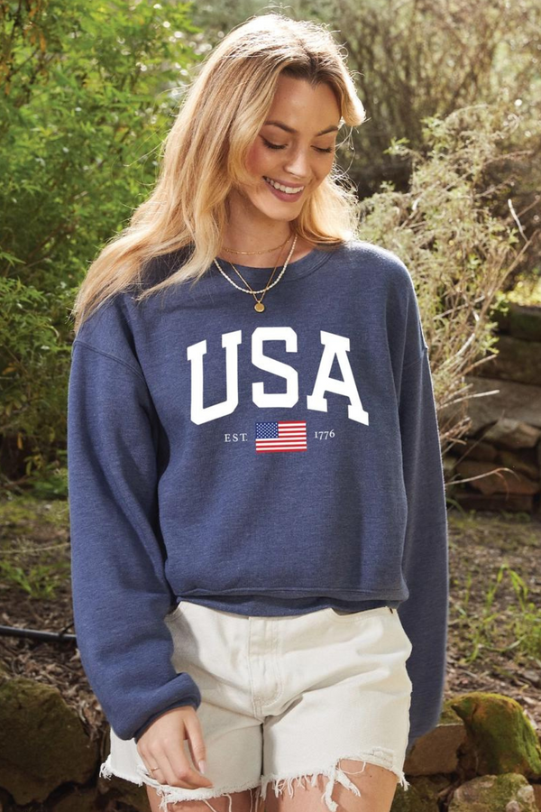 USA Est 1776 Sweatshirt