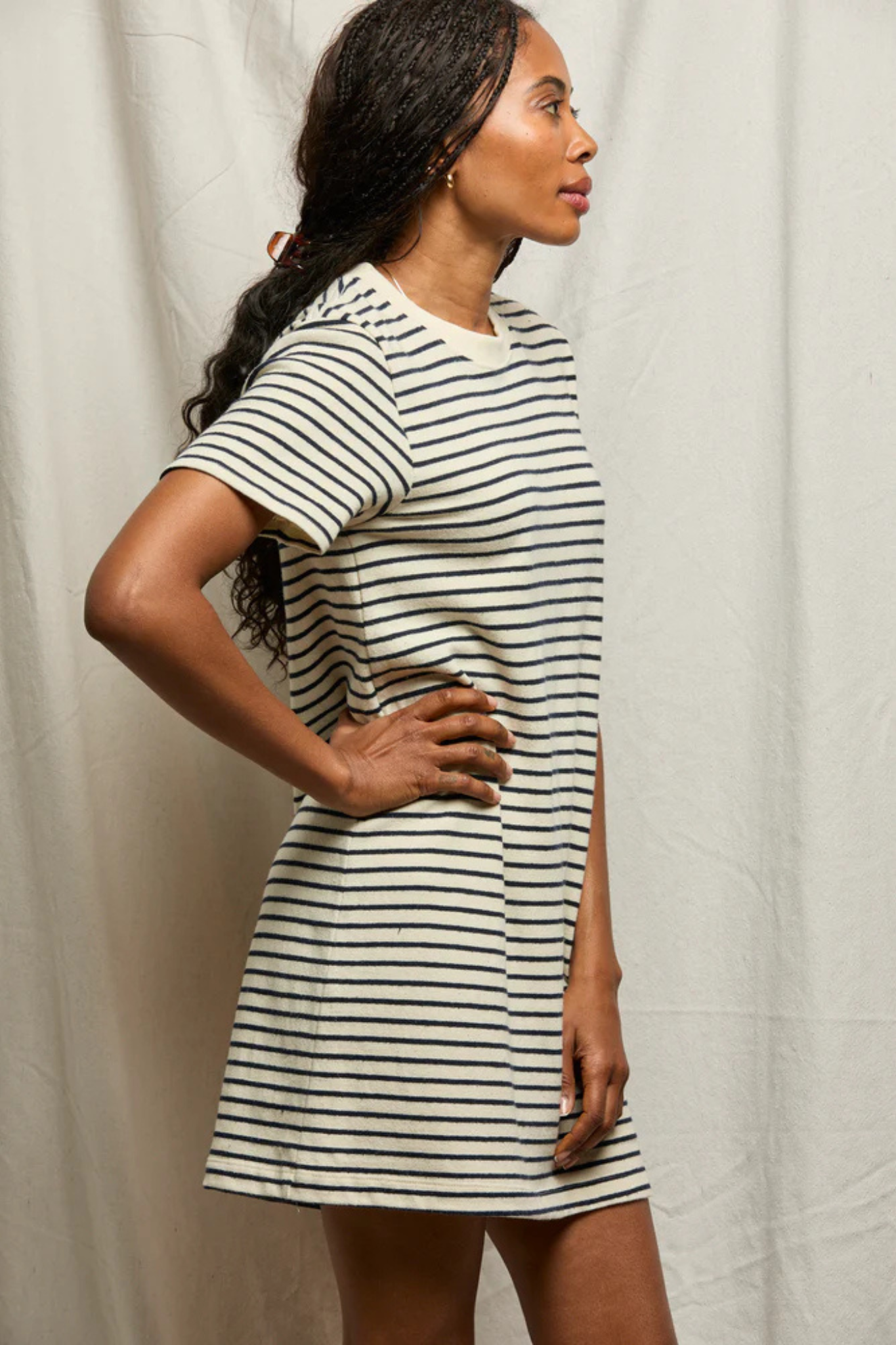 Rhett Navy Stripe Dress