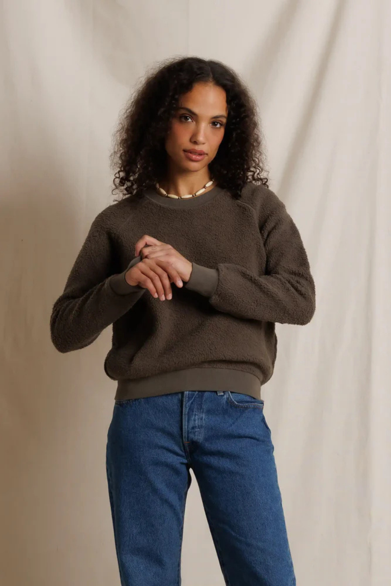 Ziggy Dark Olive Inside Out Pullover