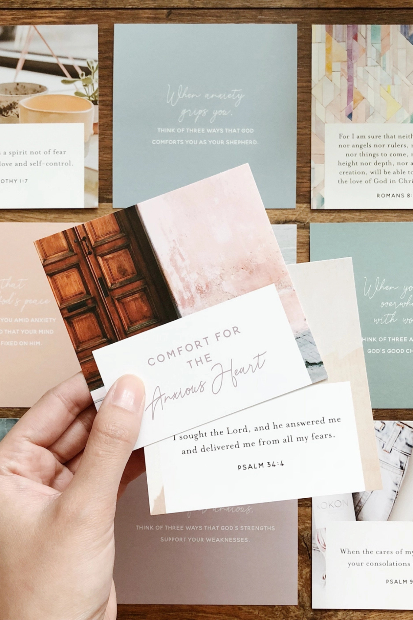Comfort for the Anxious Heart Verse Cards