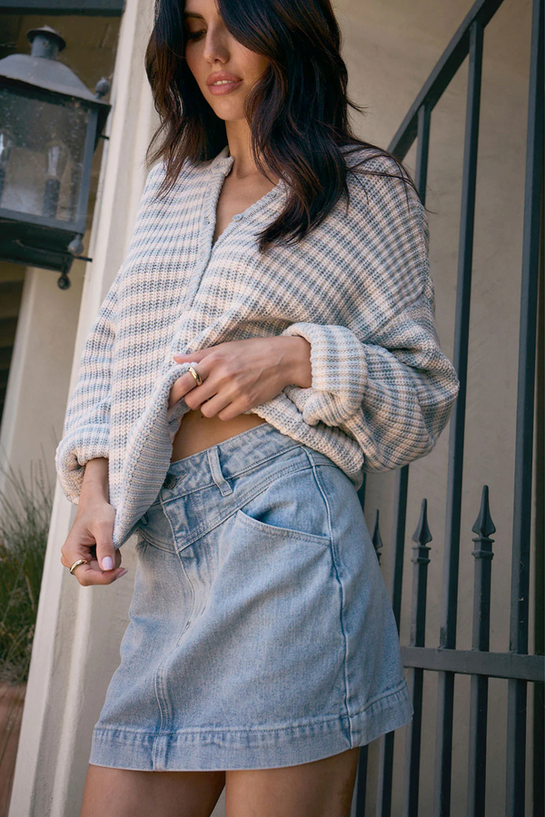 Leilani Sky Stripe Sweater