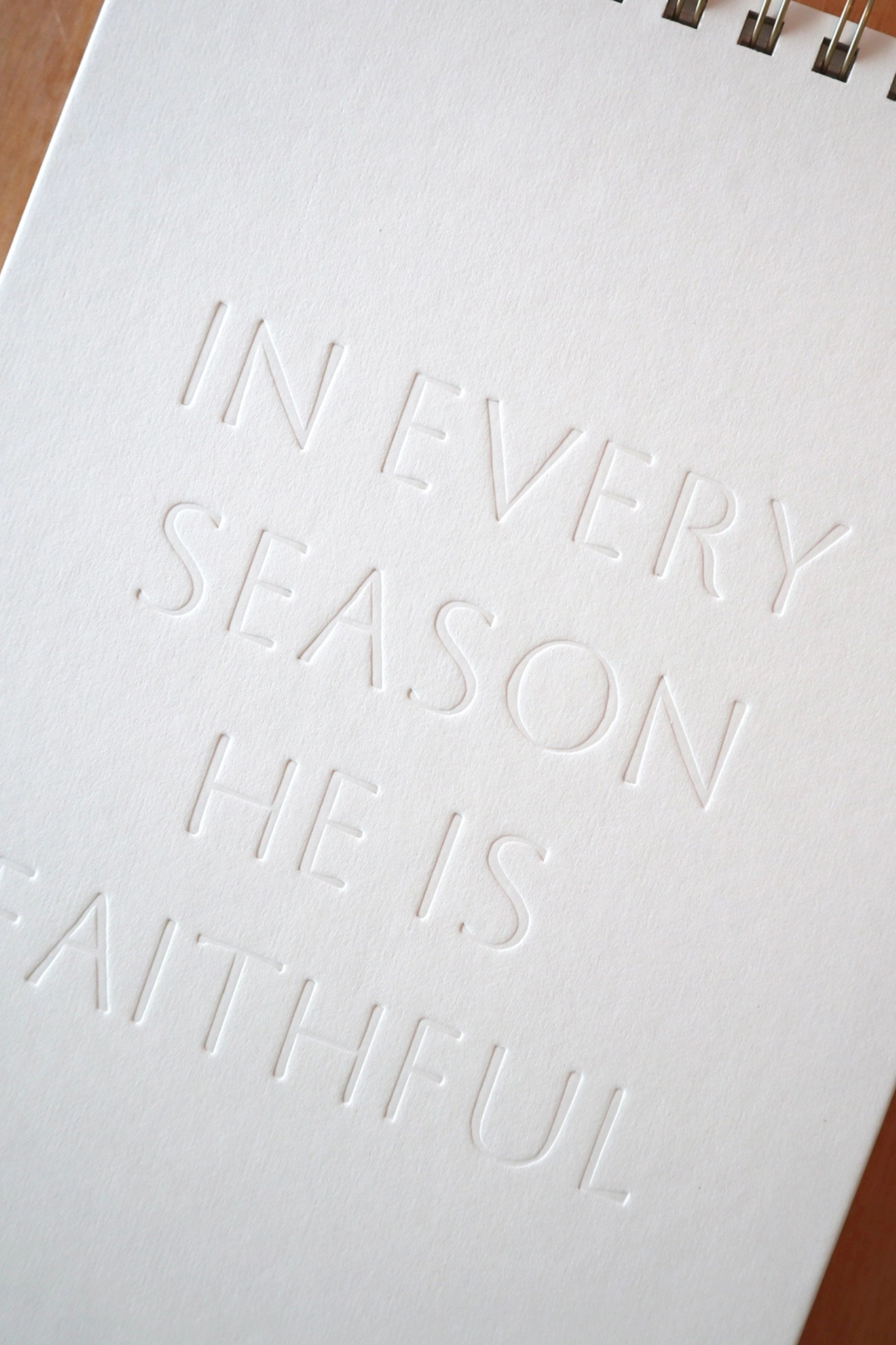 In Every Season Notebook