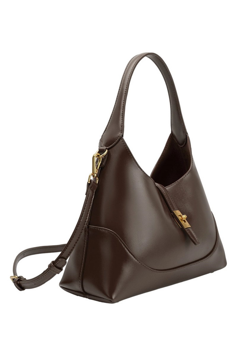 Caroline Espresso Shoulder Bag