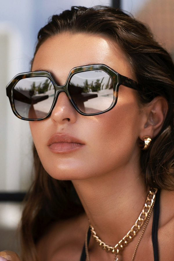Stella Black Acetate Sunglasses