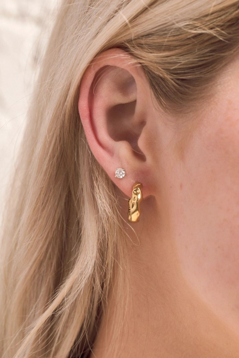 Sicily Chunky Gold Hoops