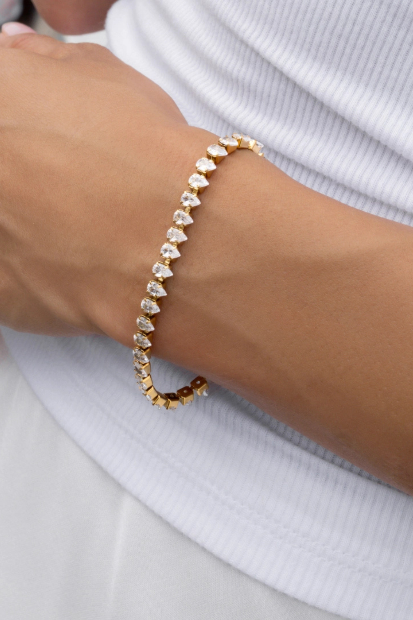 Teardrop Tennis Bracelet