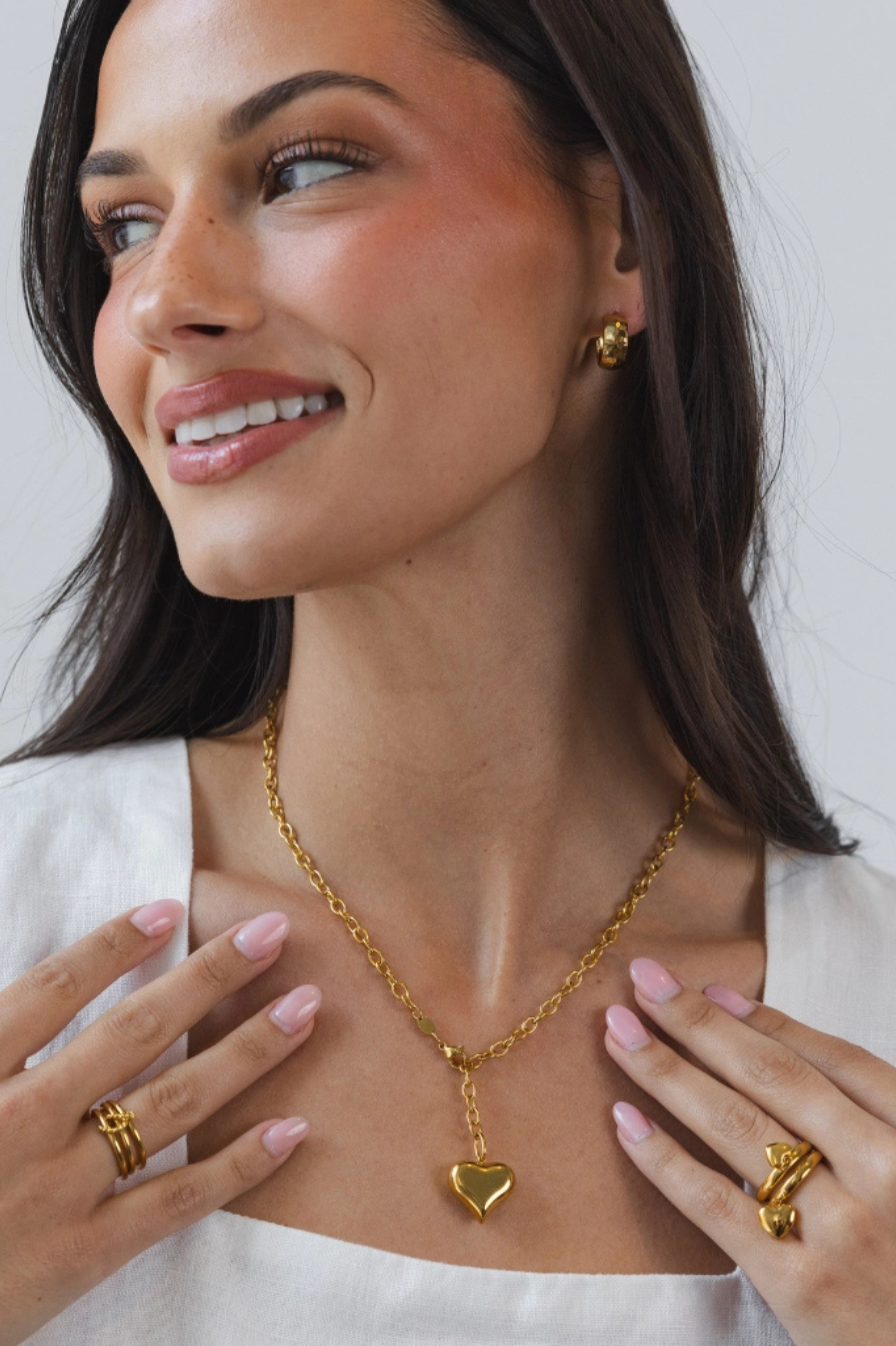 Puffy Heart Necklace