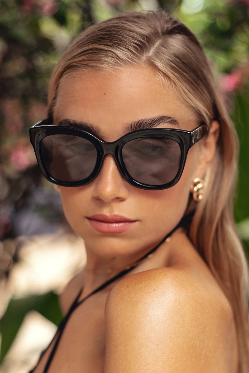 Naples Black/Tortoise Acetate Sunglasses