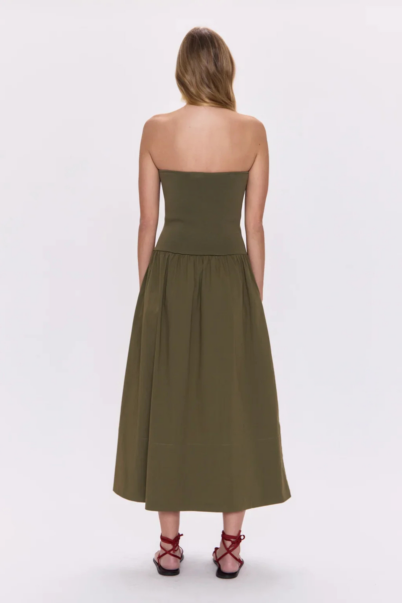 Mavo Rich Olive Dress