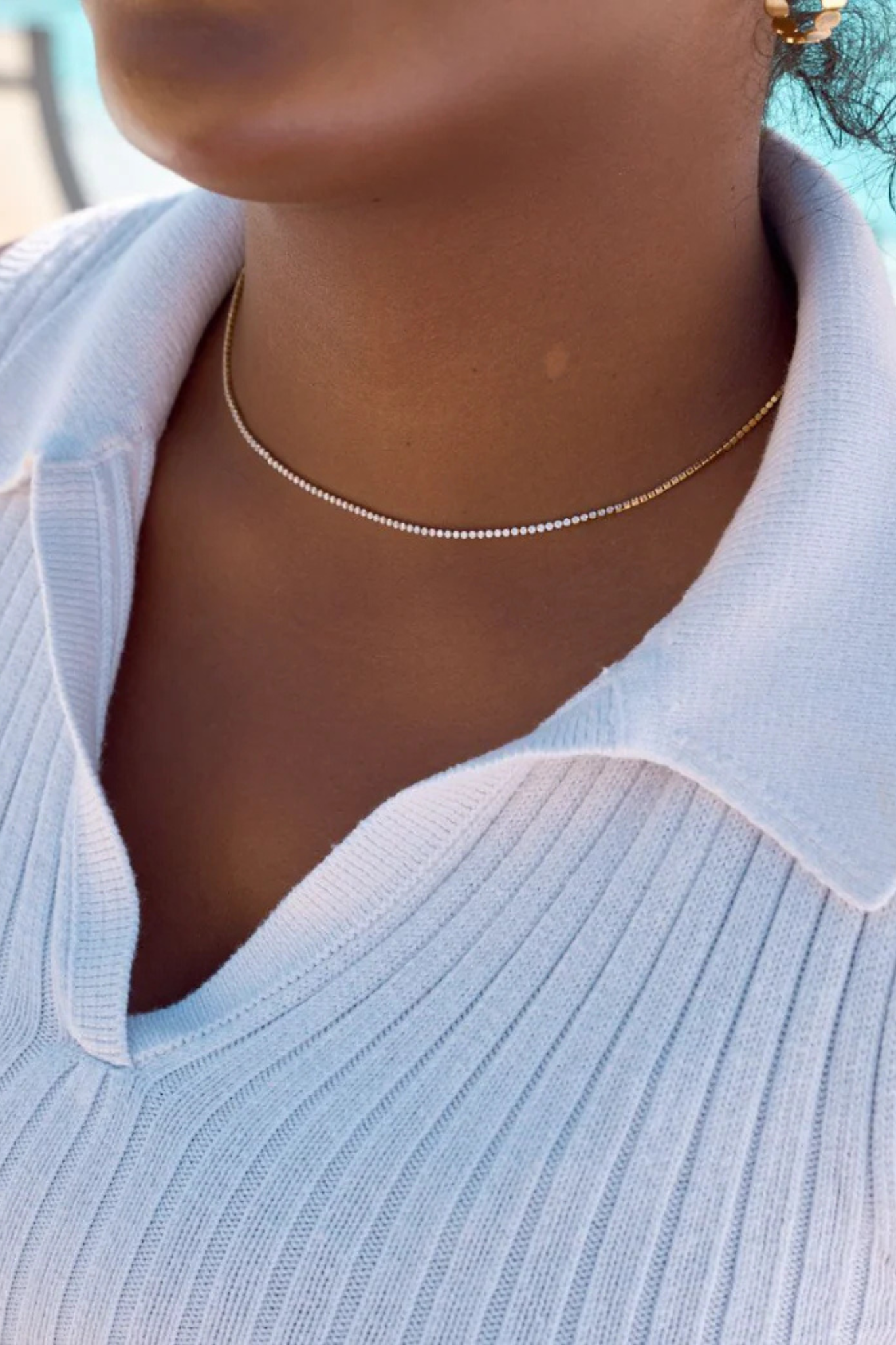 Micro Tennis Necklace