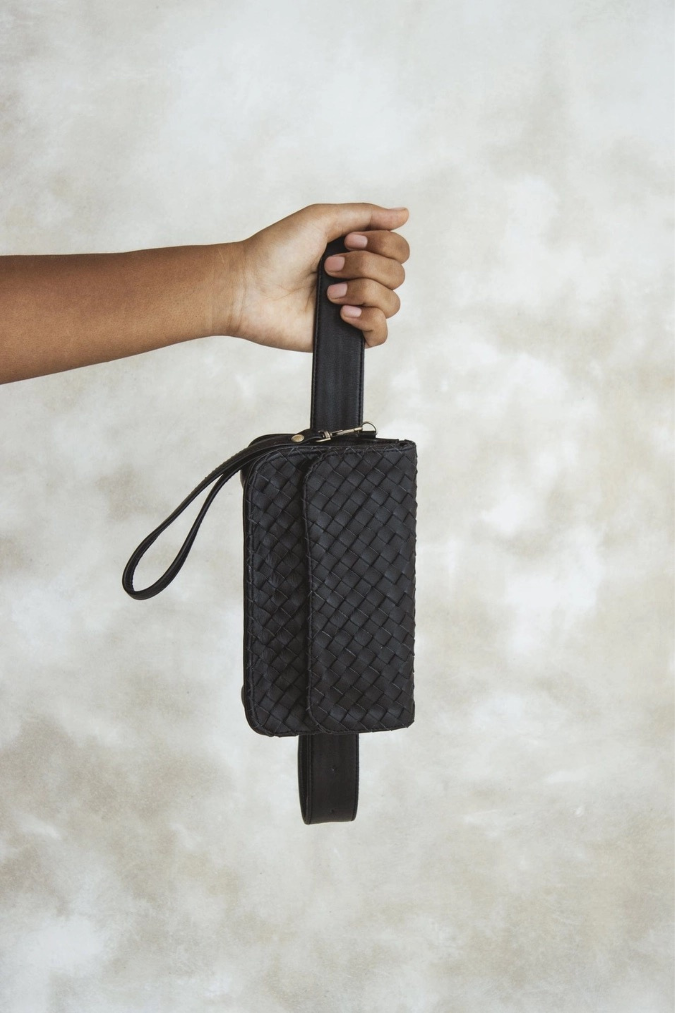 Ziggy Woven Bag - Black