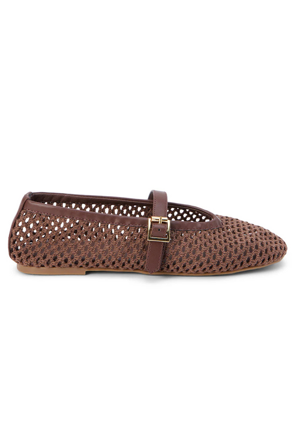 Nolita Chocolate Ballet Flat