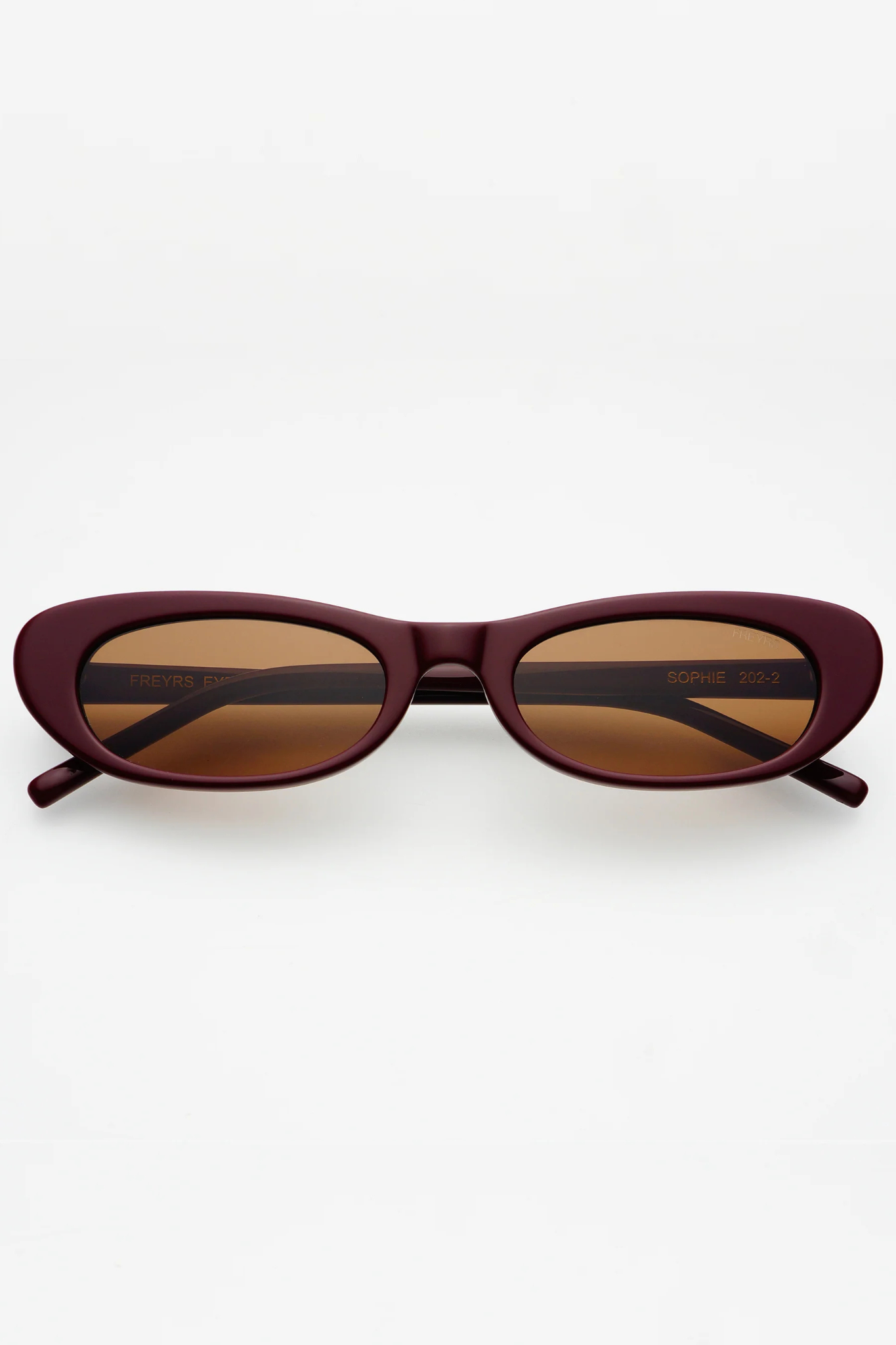 Sophie Burgundy Acetate Sunglasses