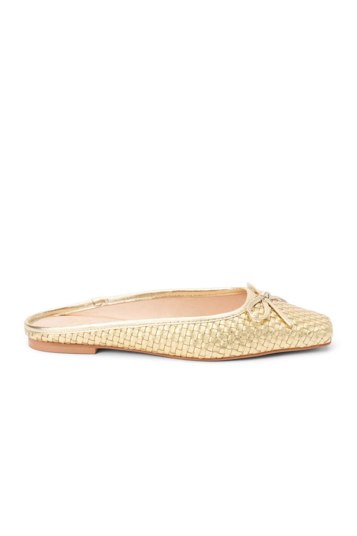 Remy Gold Woven Flat