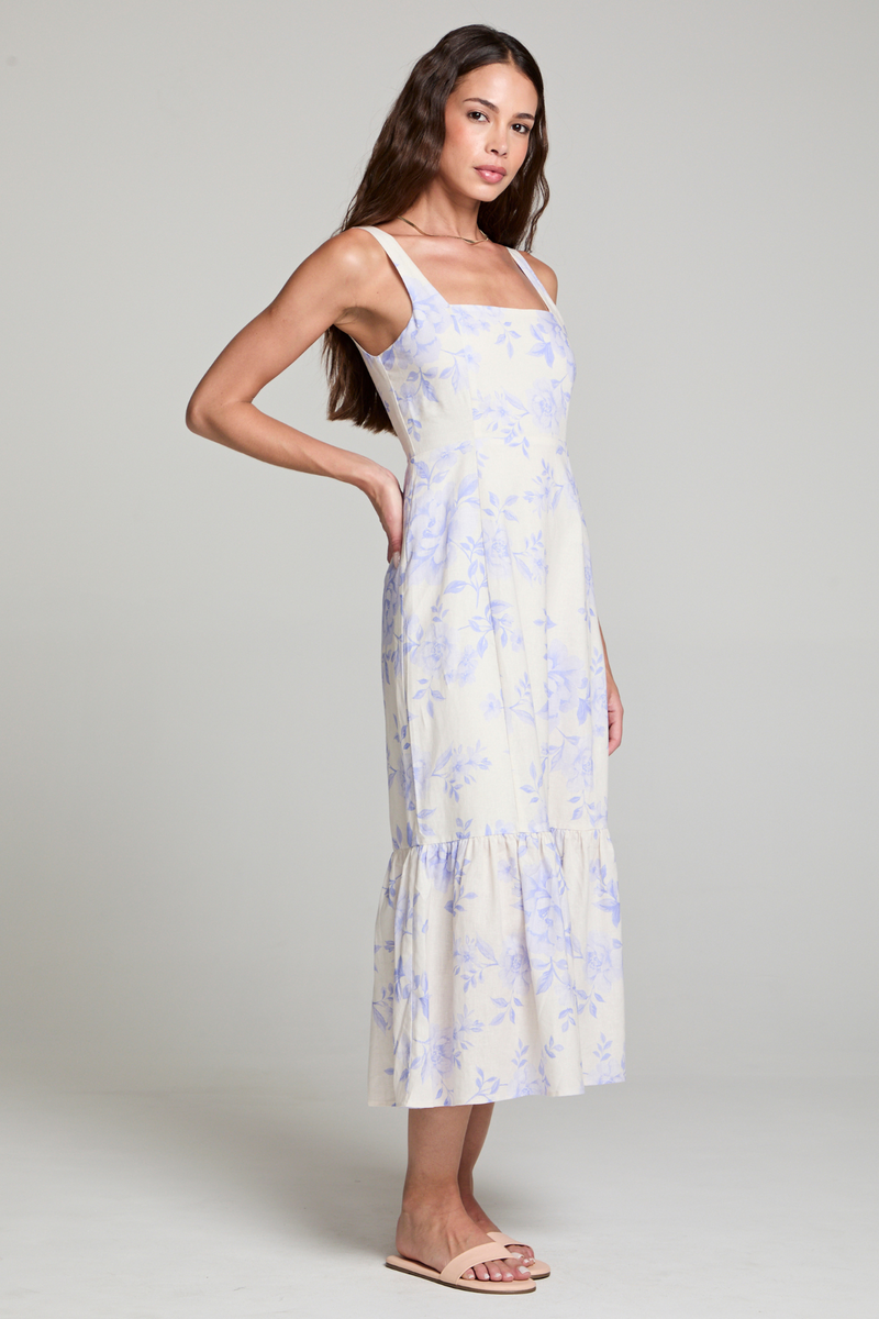 Lilith Bluebell Midi Dress
