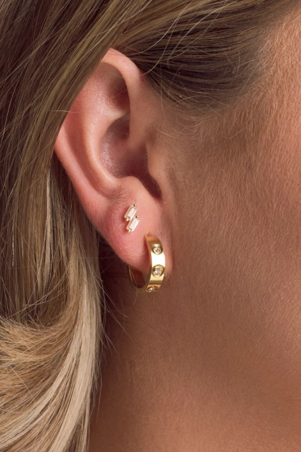 Corinne Gold Hoops