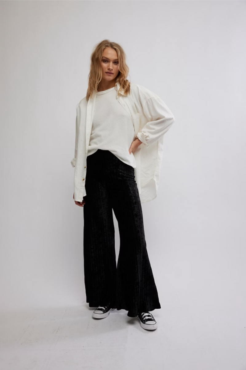 Star Sign Velvet Pant