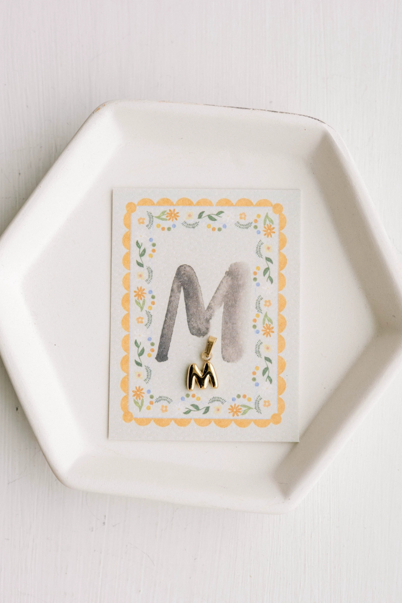 M - Letter Charm