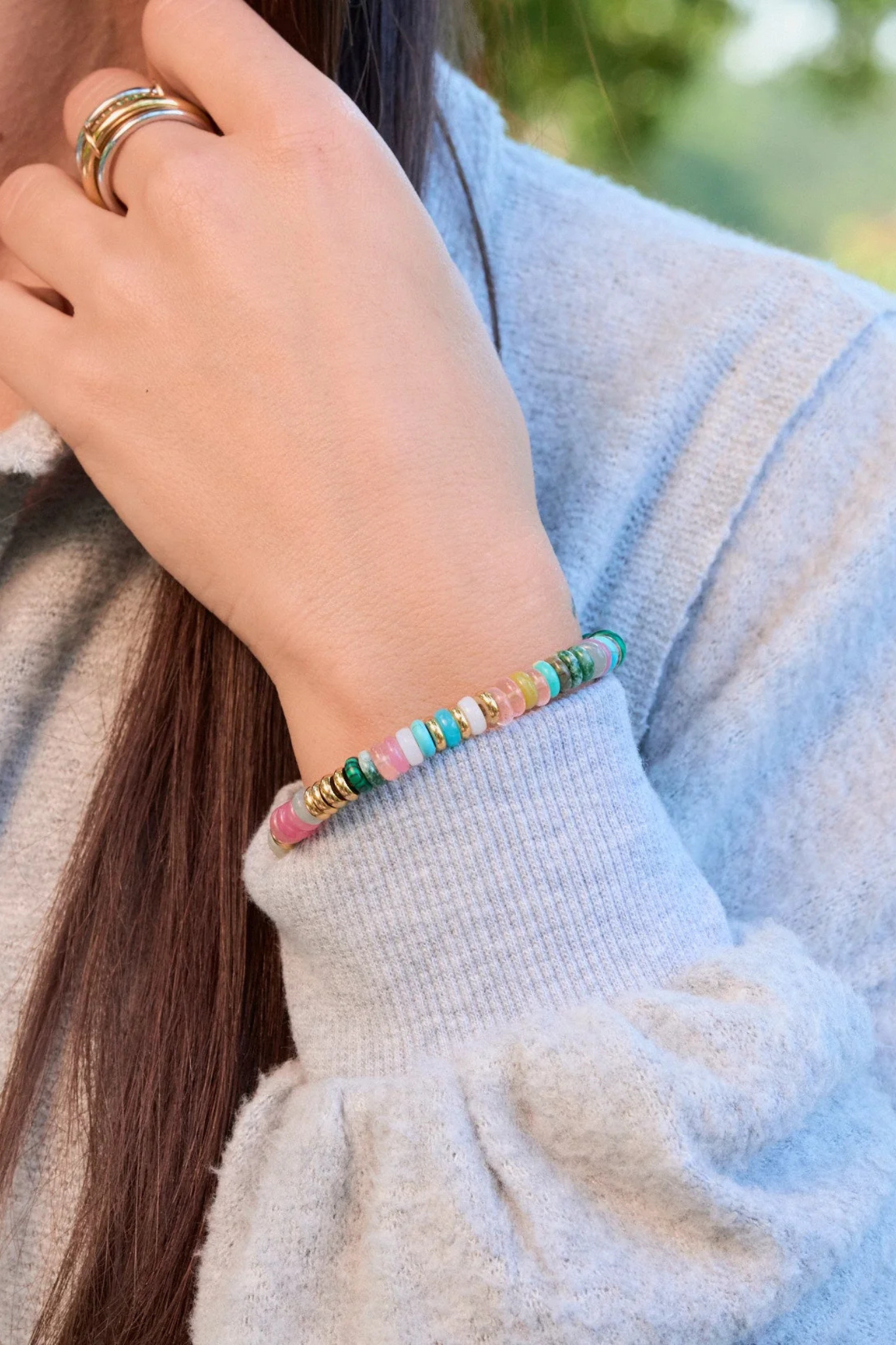 Julia Multi Beaded Bracelet