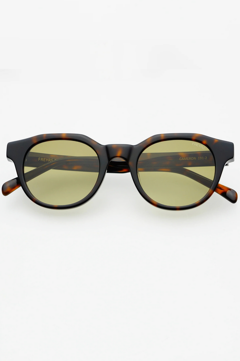 Cameron Tortoise/Green Acetate Sunglasses