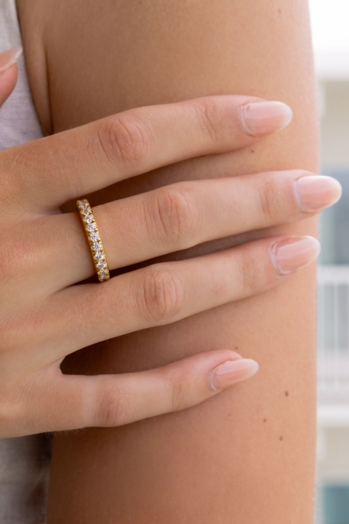 Chunky Tennis Ring