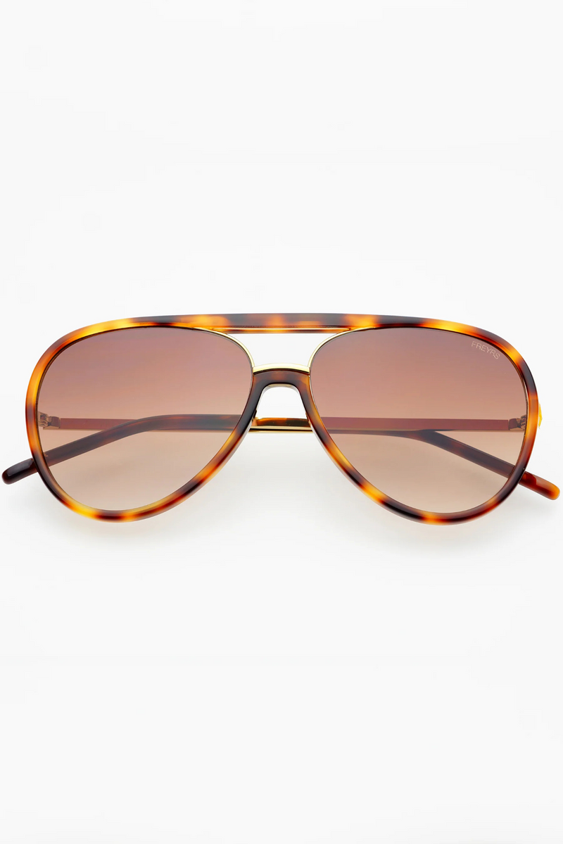 Shay Tortoise/Gray Acetate Sunglasses