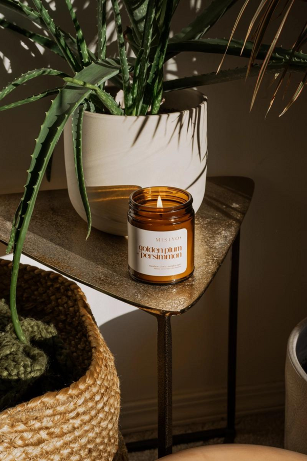 Golden Plum + Persimmon Candle Jar