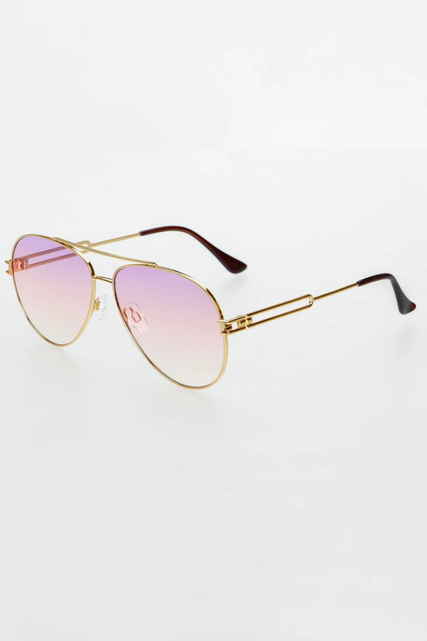 Henry Gold/Pink Sunglasses