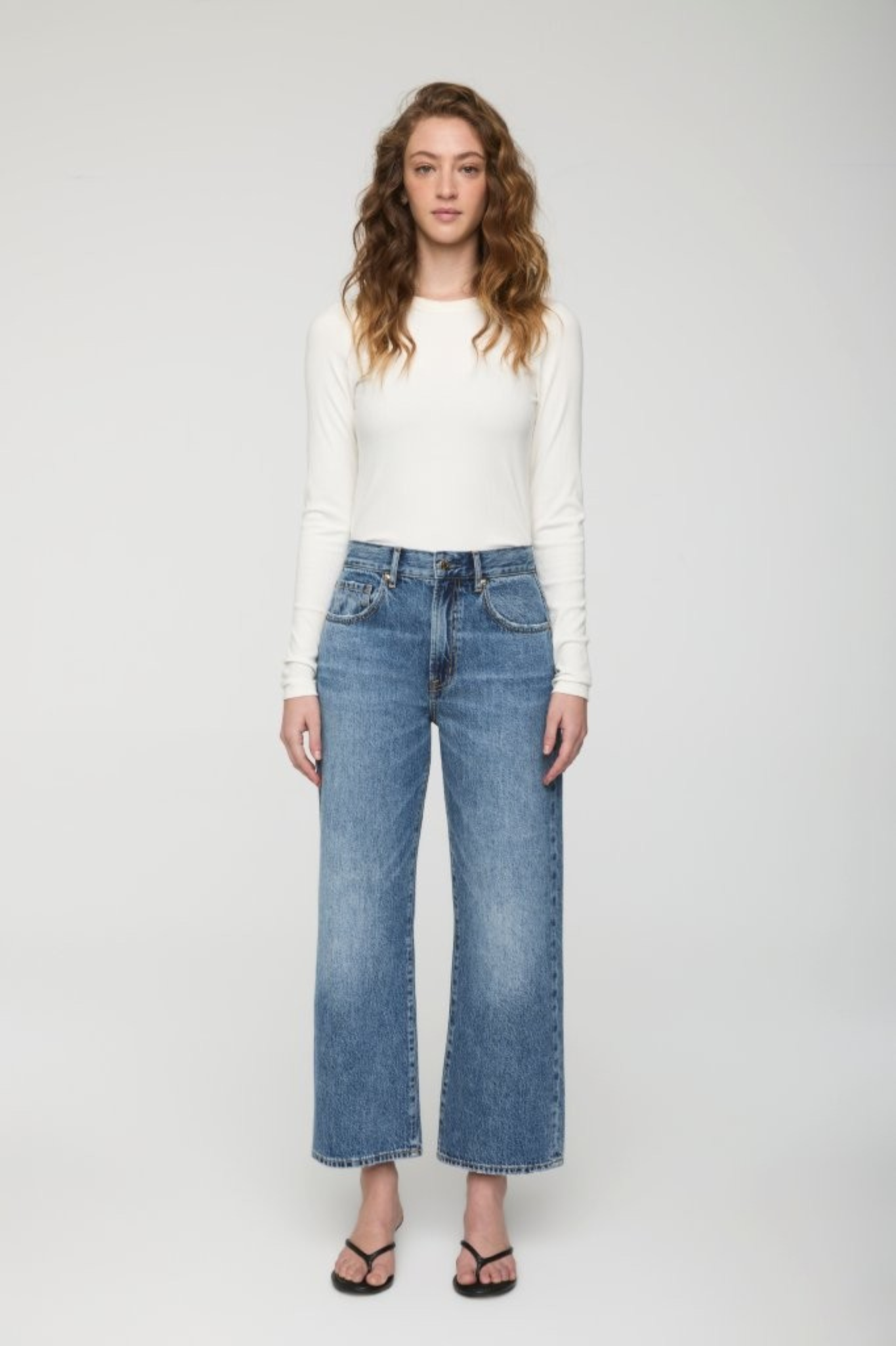 Larsen Stardew High Rise Relaxed Flare Ankle