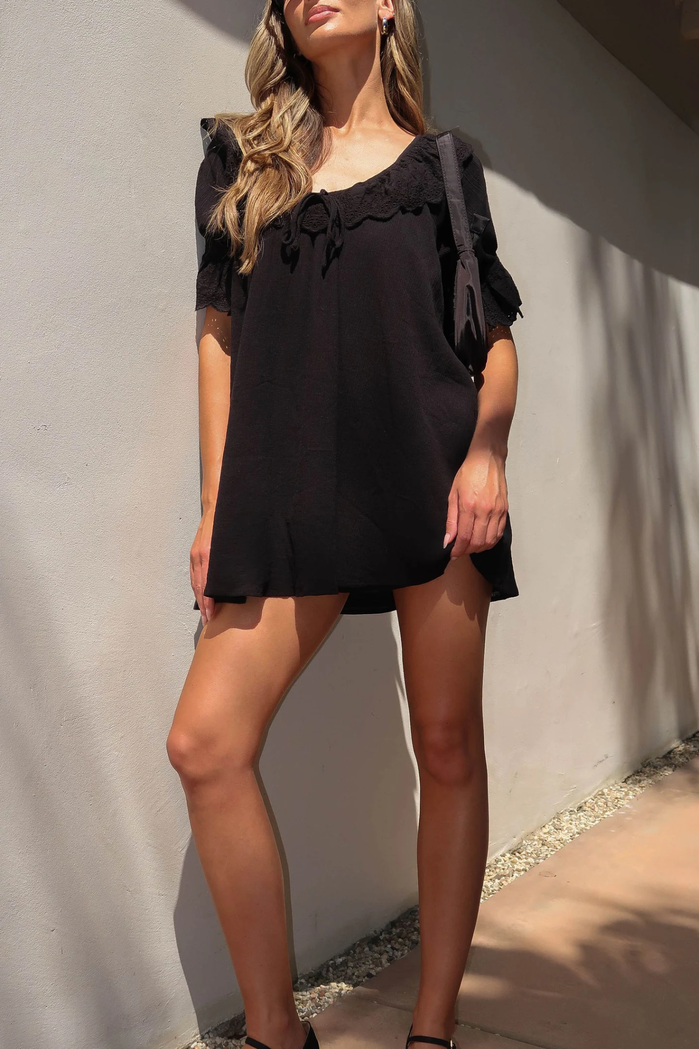 Toulouse Black Voile Dress