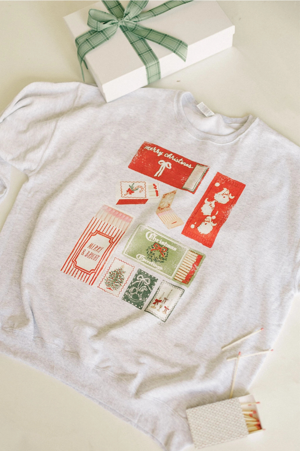 Merry and Bright Matchbox Sweatshirt