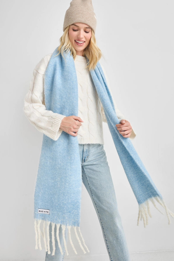Blue Blanket Scarf