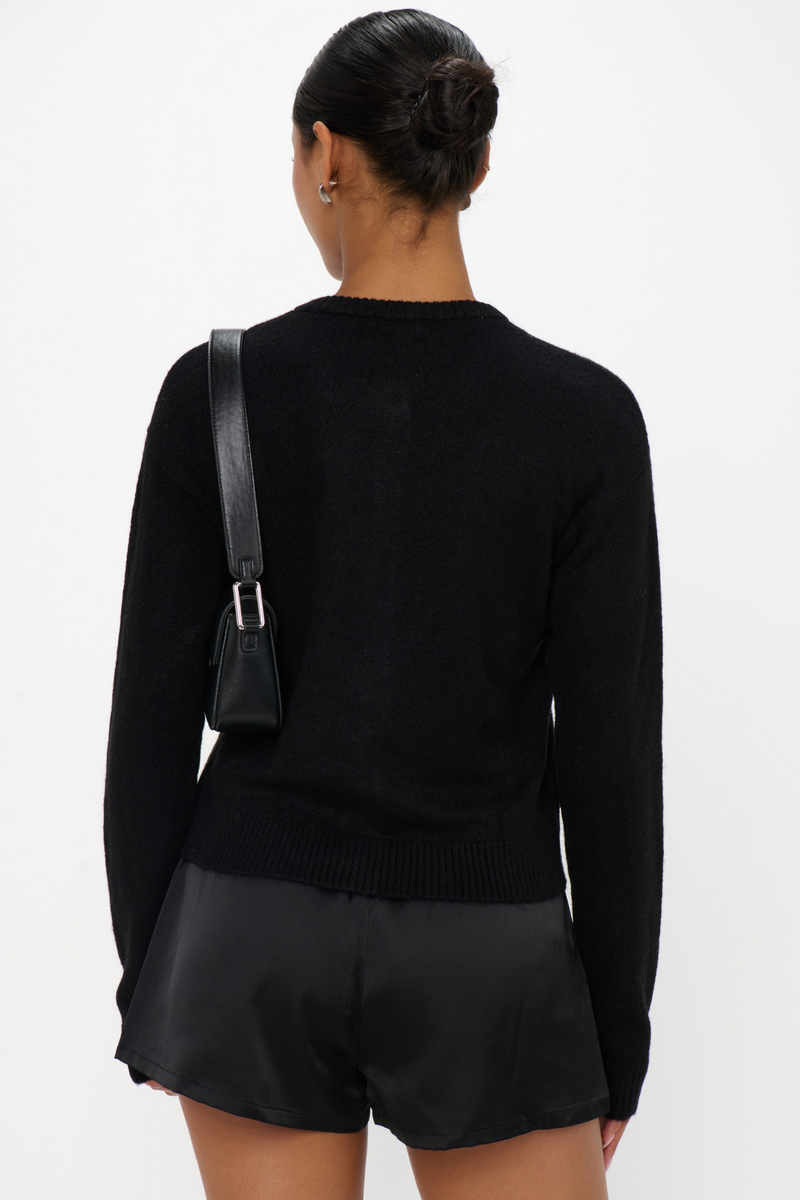 Throw On Black Cardi