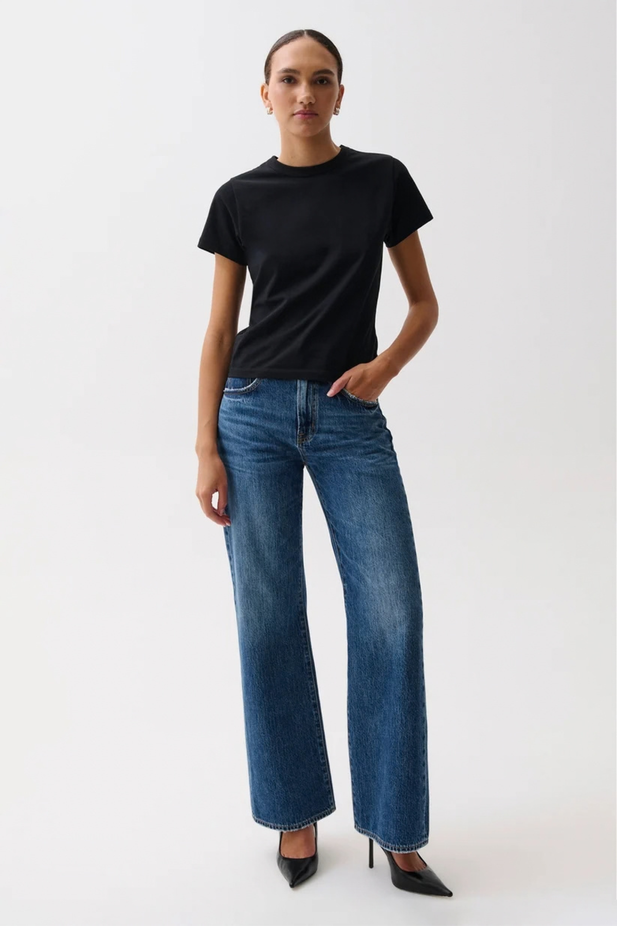 Larsen Daring High Rise Relaxed Flare