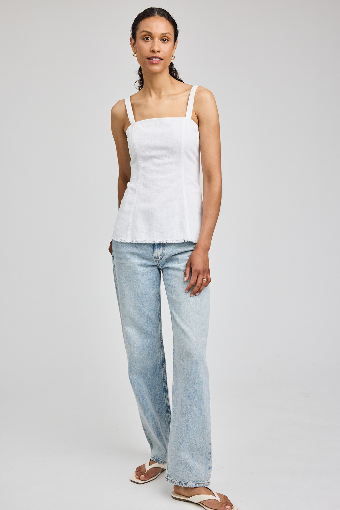 Inez White Tank