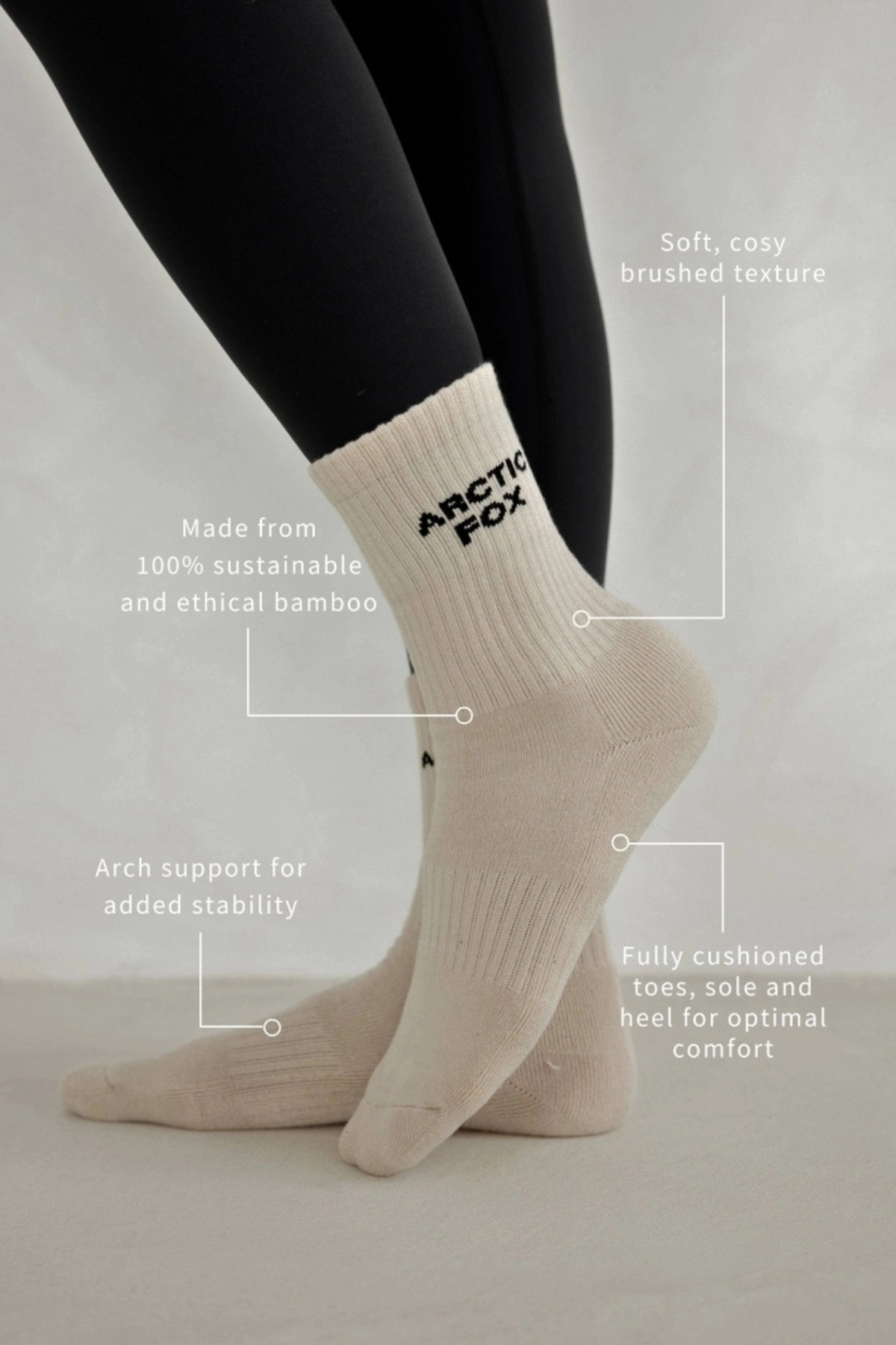Grey Sporty Socks