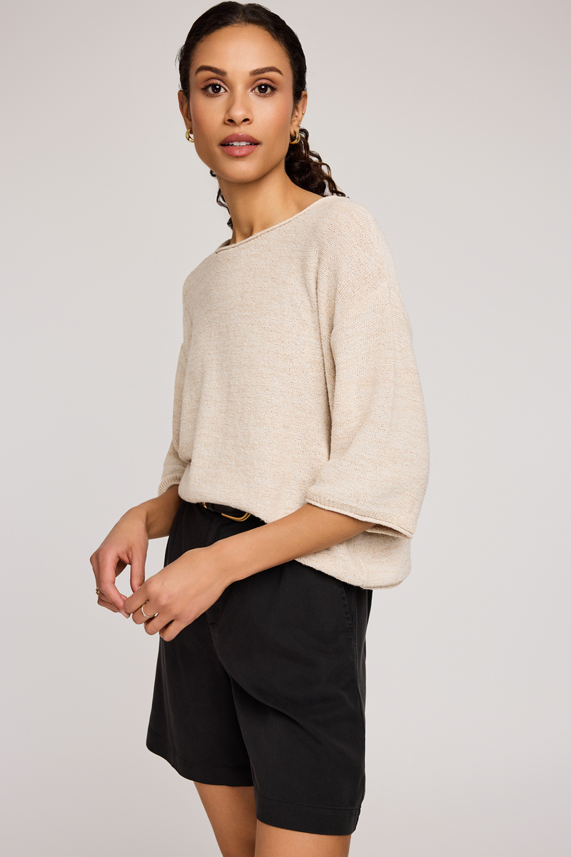 Kerrigan Heather Bone Knit Top