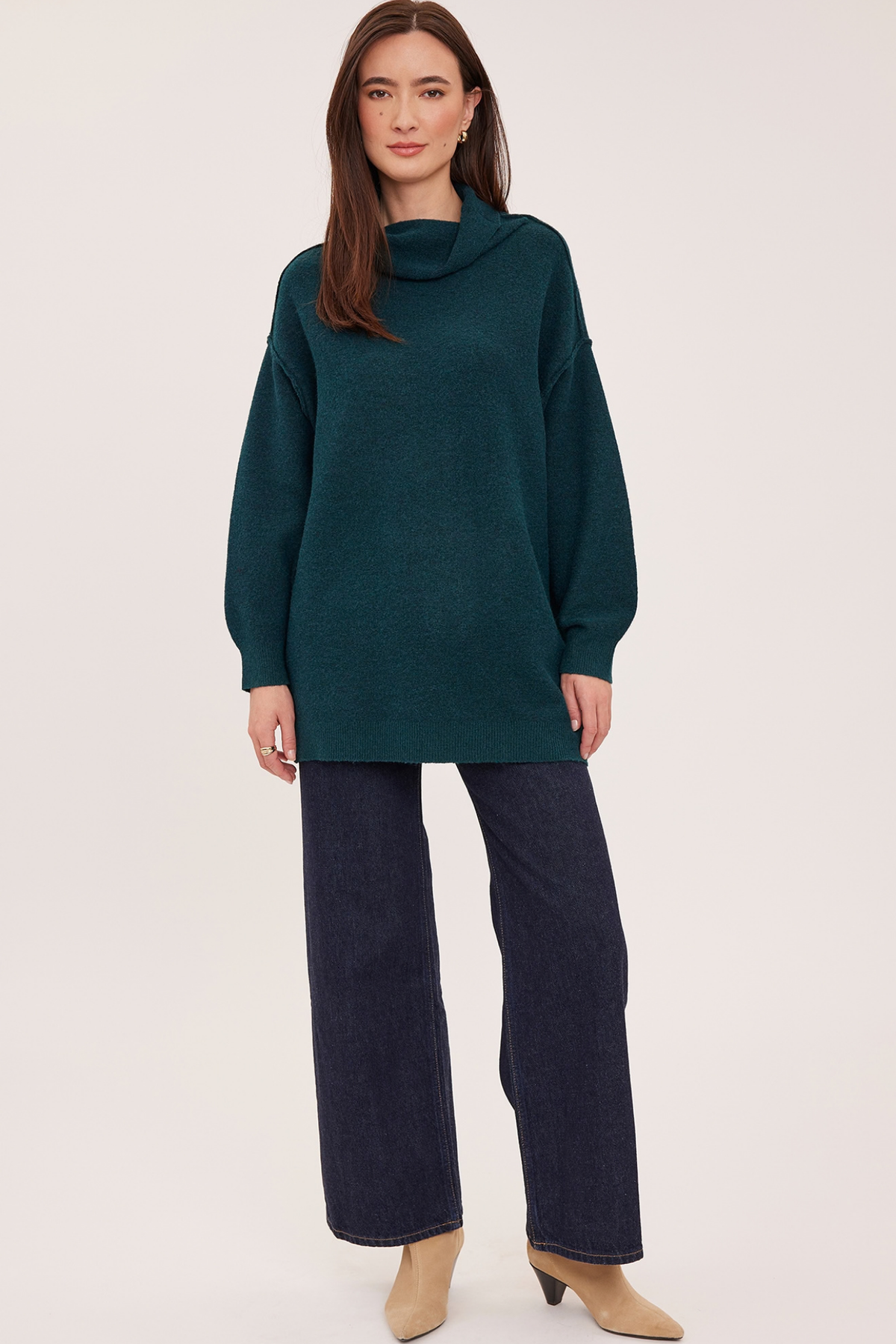 Astrid Heather Spruce Sweater