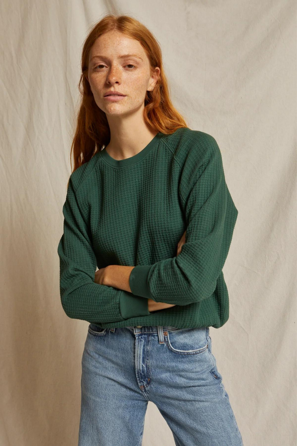 Thom French Fleece Pullover / Evergreen