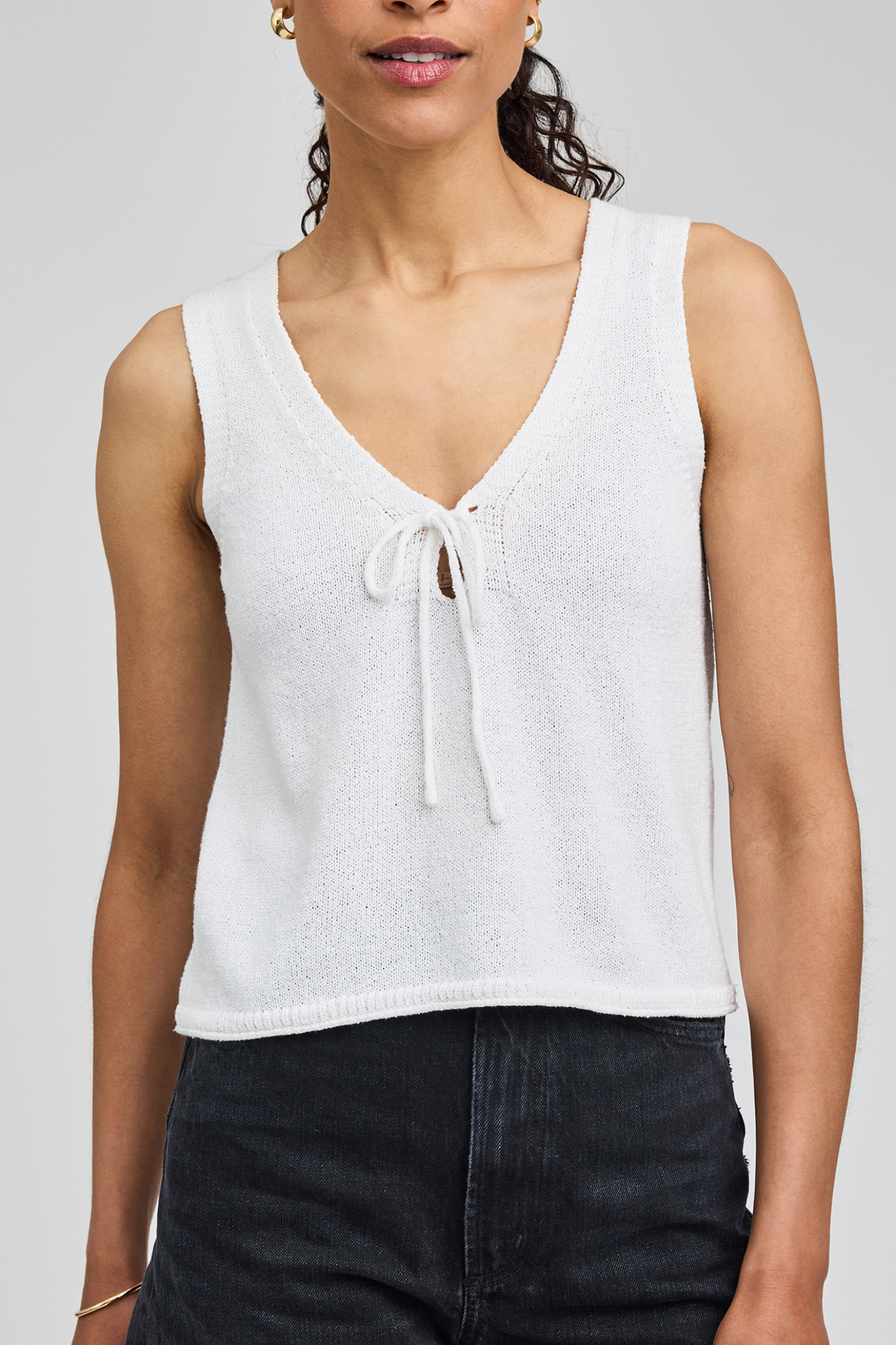 Rebel White Tank