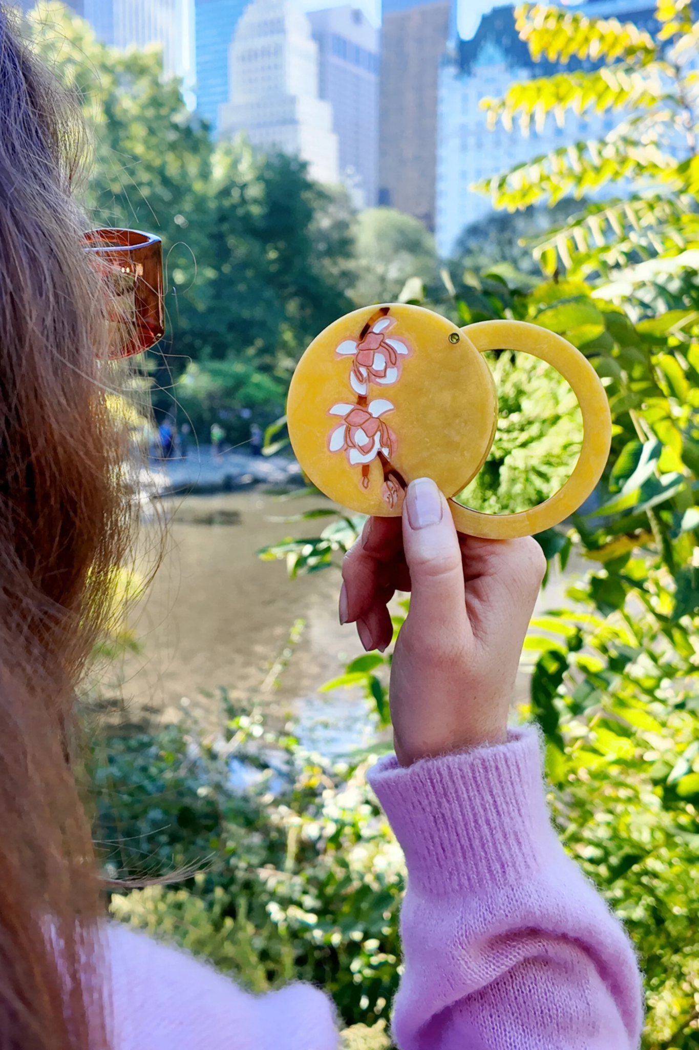 Magnolia Compact Mirror