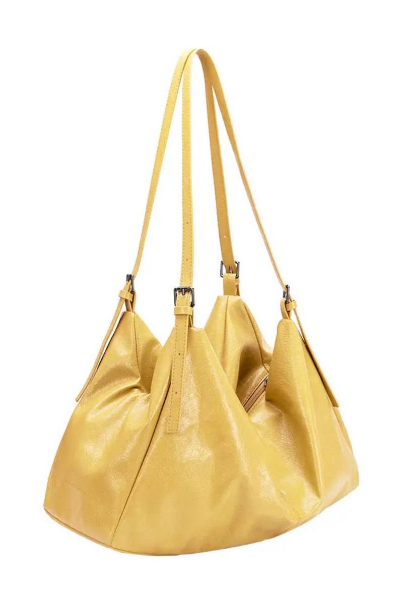 Samantha Yellow Tote Bag