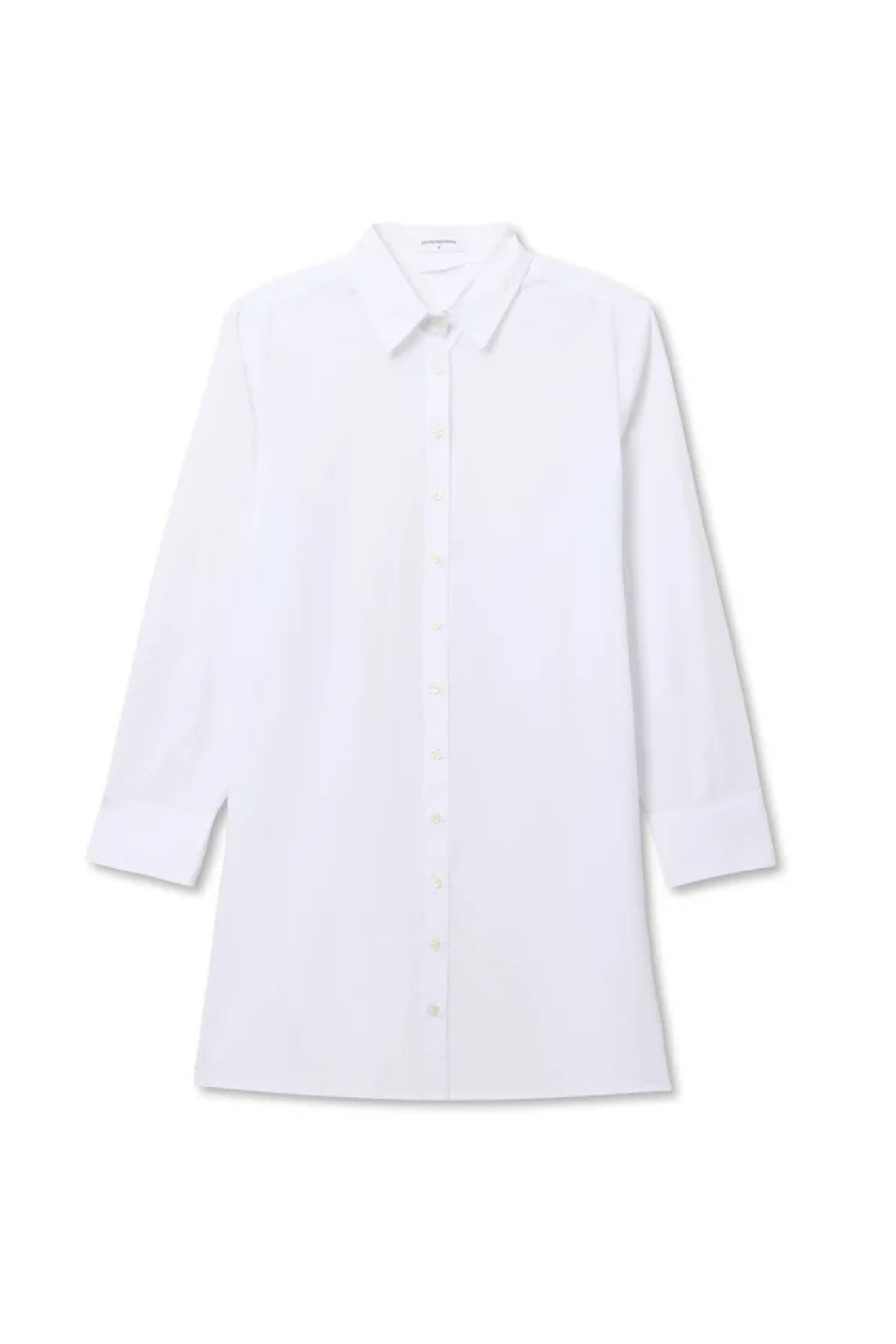 Felicia White Poplin Dress