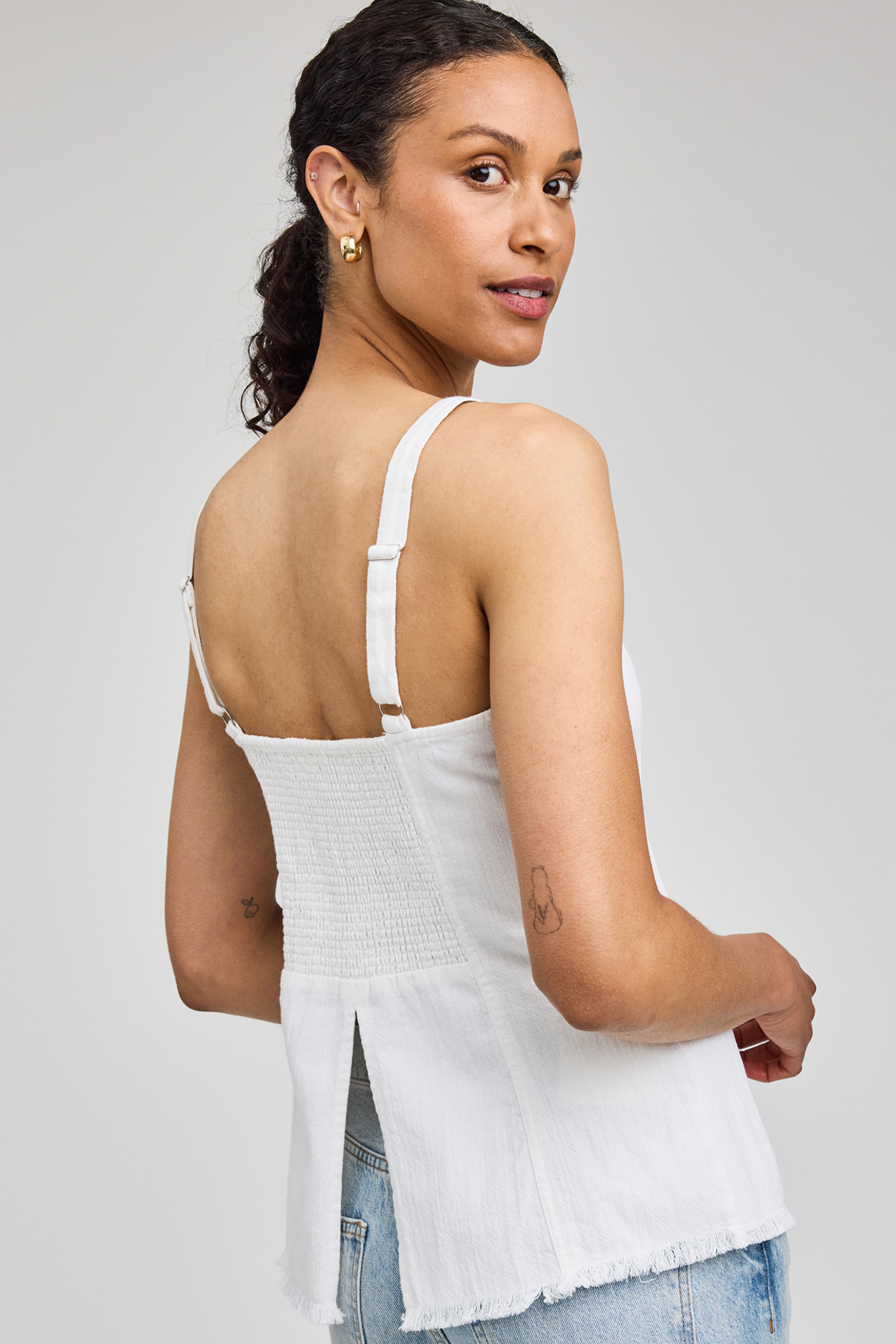 Inez White Tank