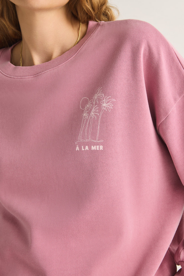 Palm Dusty Orchid Sweatshirt