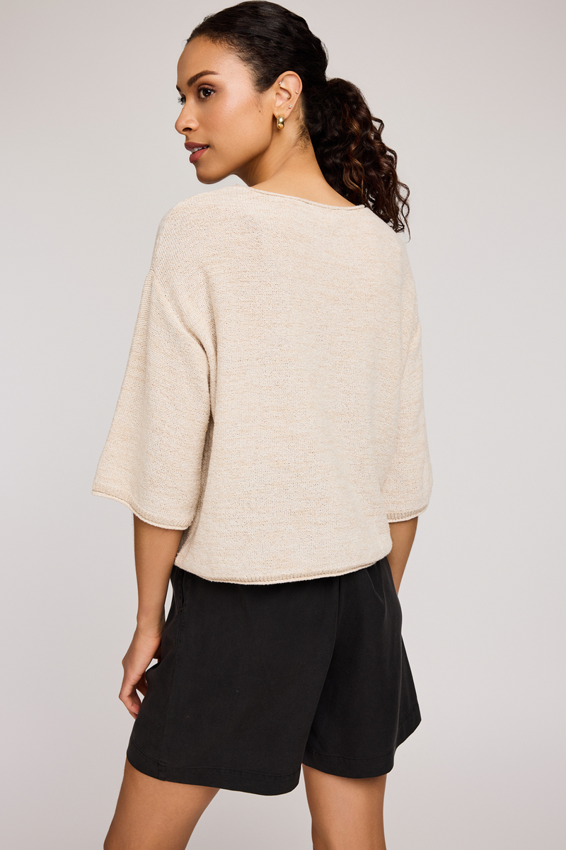Kerrigan Heather Bone Knit Top